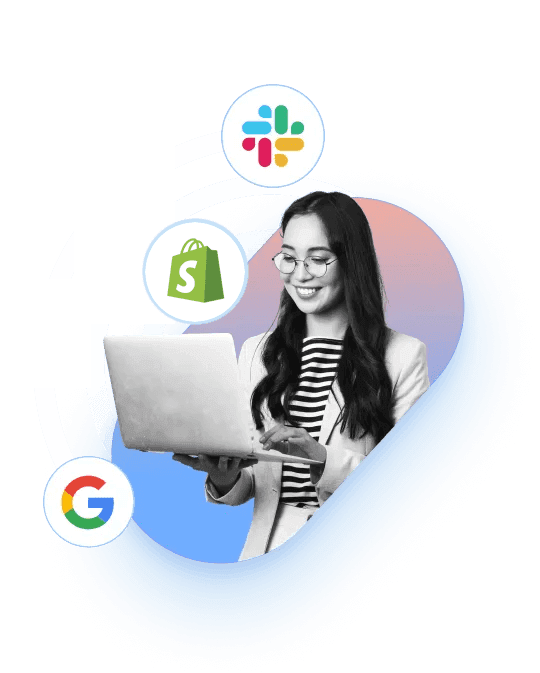 Support Oasis with Shopify integration card and connected workflow